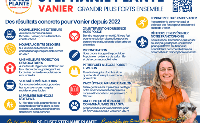Des résultats concrets pour Vanier Des résultats concrets pour Vanier